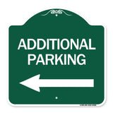 Additional Parking Sign (Left Arrow)