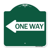 One Way (With Left Arrow)