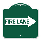 Fire Lane Right Arrow