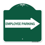 Employee Parking (With Right Arrow)