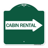 Cabin Rental (With Right Arrow)