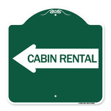 Cabin Rental (With Left Arrow)