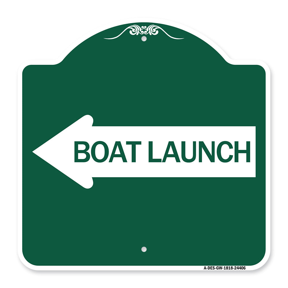 Boat Launch (With Left Arrow)