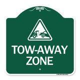 Tow-Away Zone with Graphic