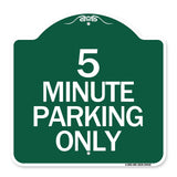 5 Minute Parking Only