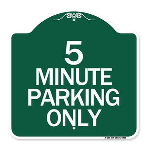 5 Minute Parking Only