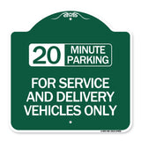 20 Minutes Parking for Service and Delivery Vehicles Only