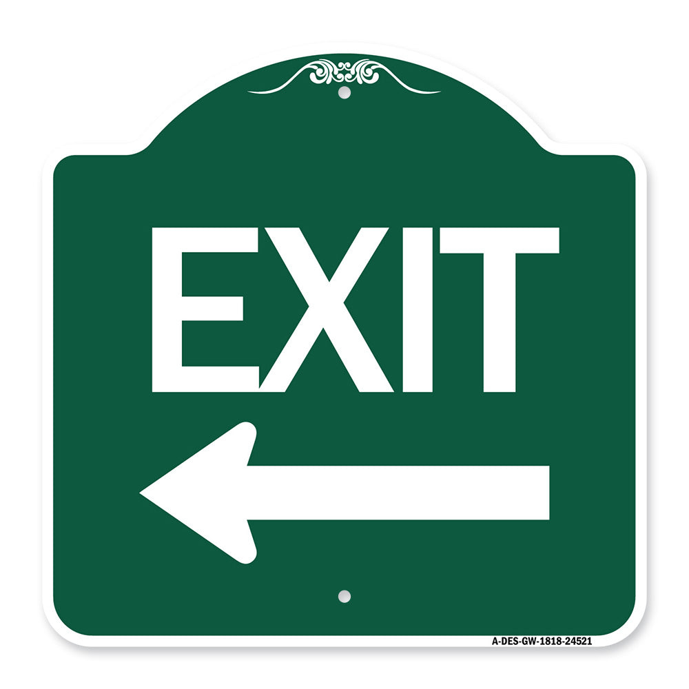Exit with Left Arrow