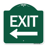 Exit with Left Arrow