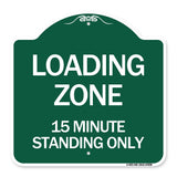 Loading Zone 15 Minutes Standing Only