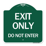 Exit Only Do Not Enter