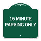 15 Minute Parking Only