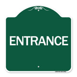 Traffic Entrance Sign Entrance