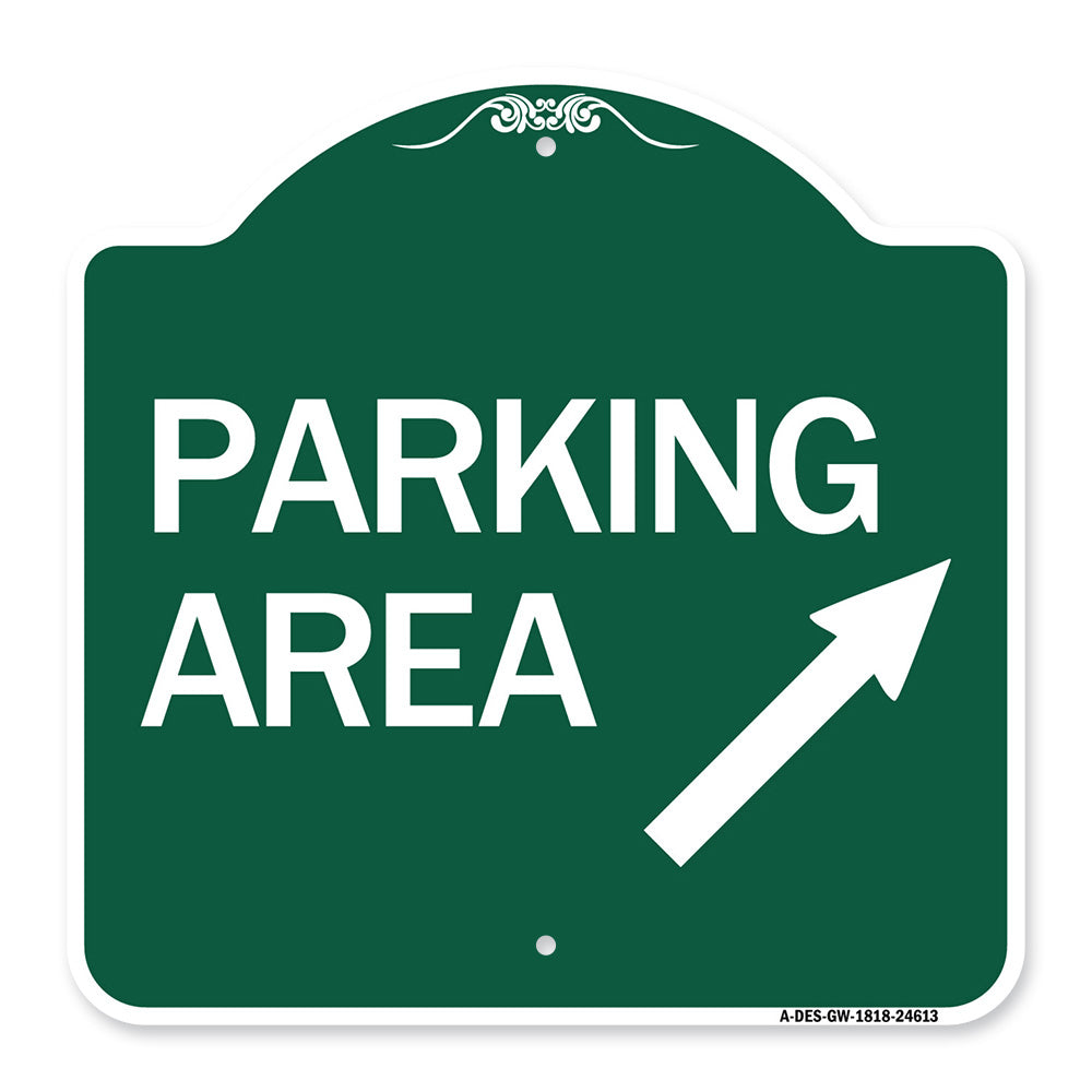 Parking Area (Up Right Arrow Symbol)
