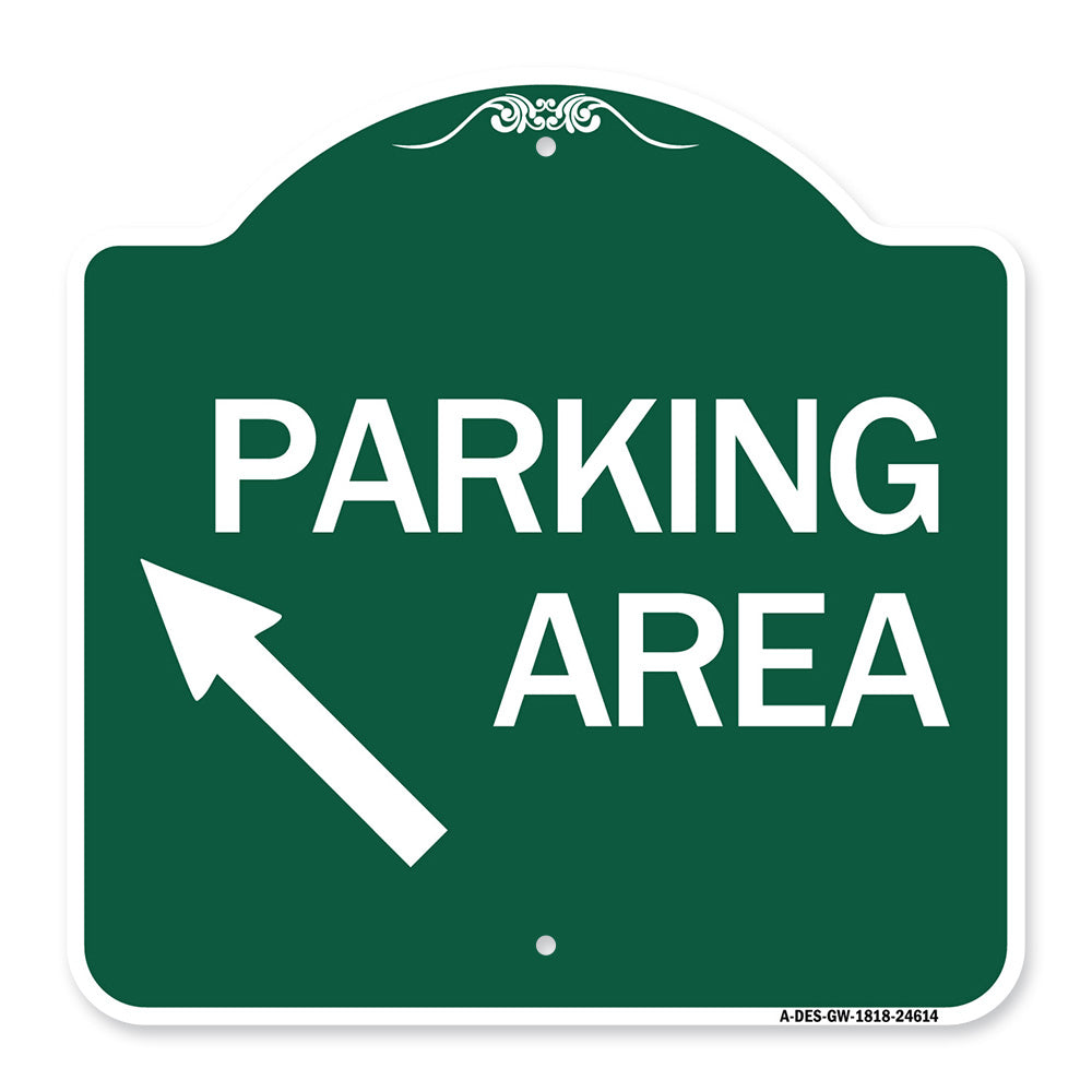 Parking Area (Up Left Arrow Symbol)