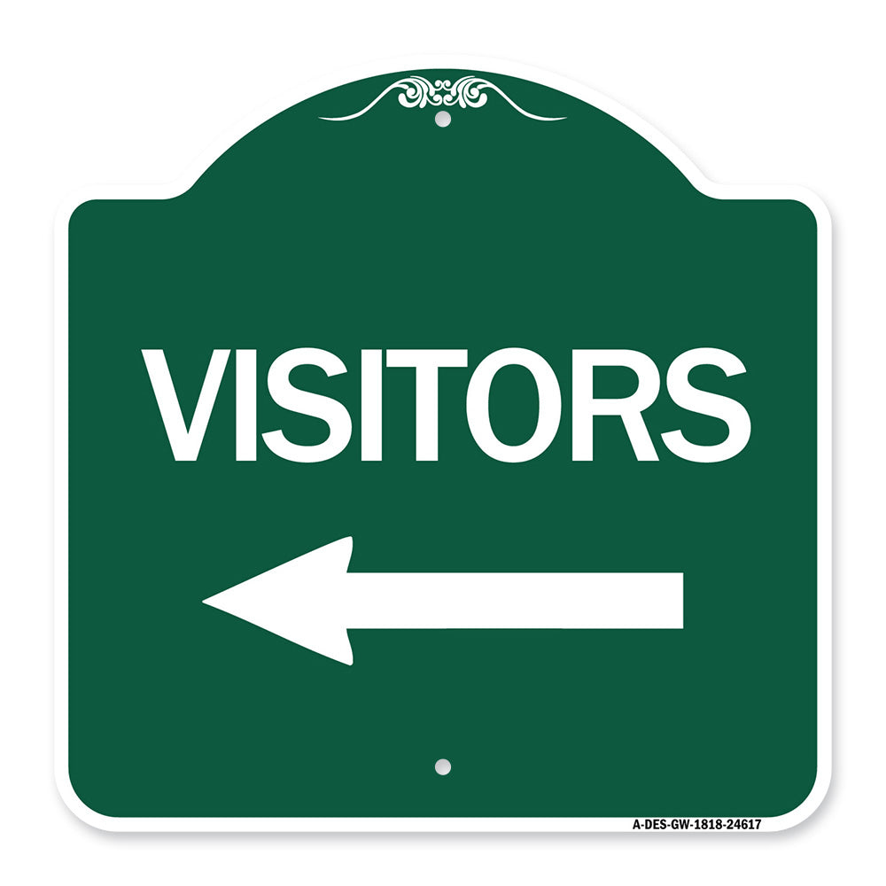 Visitors with Left Arrow