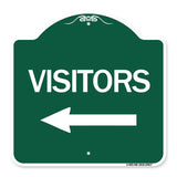 Visitors with Left Arrow