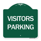 Parking Lot Sign Visitors Parking