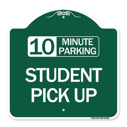 10 Minute Parking Student Pick Up