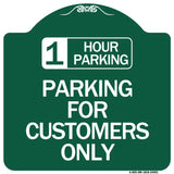 1 Hour Parking - Parking for Customers Only
