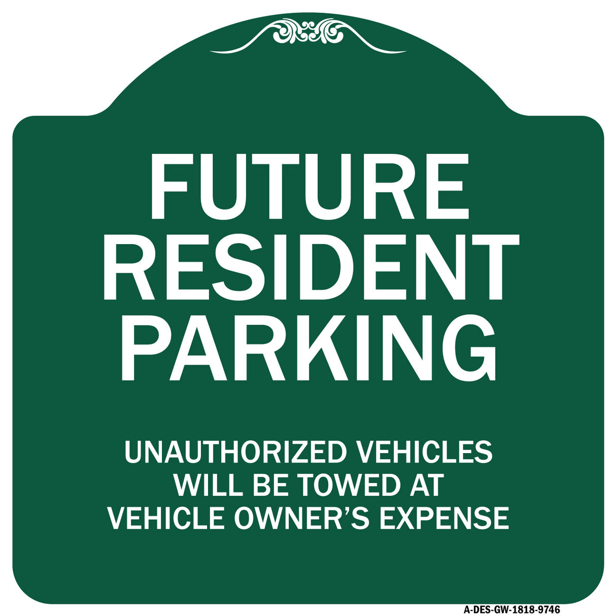 Unauthorized Vehicles Will Be Towed