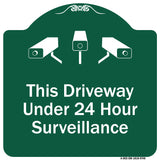 This Driveway Under 24 Hour Surveillance With Graphics