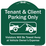 Tenant And Client Parking Only Violators Towed Away With Graphic