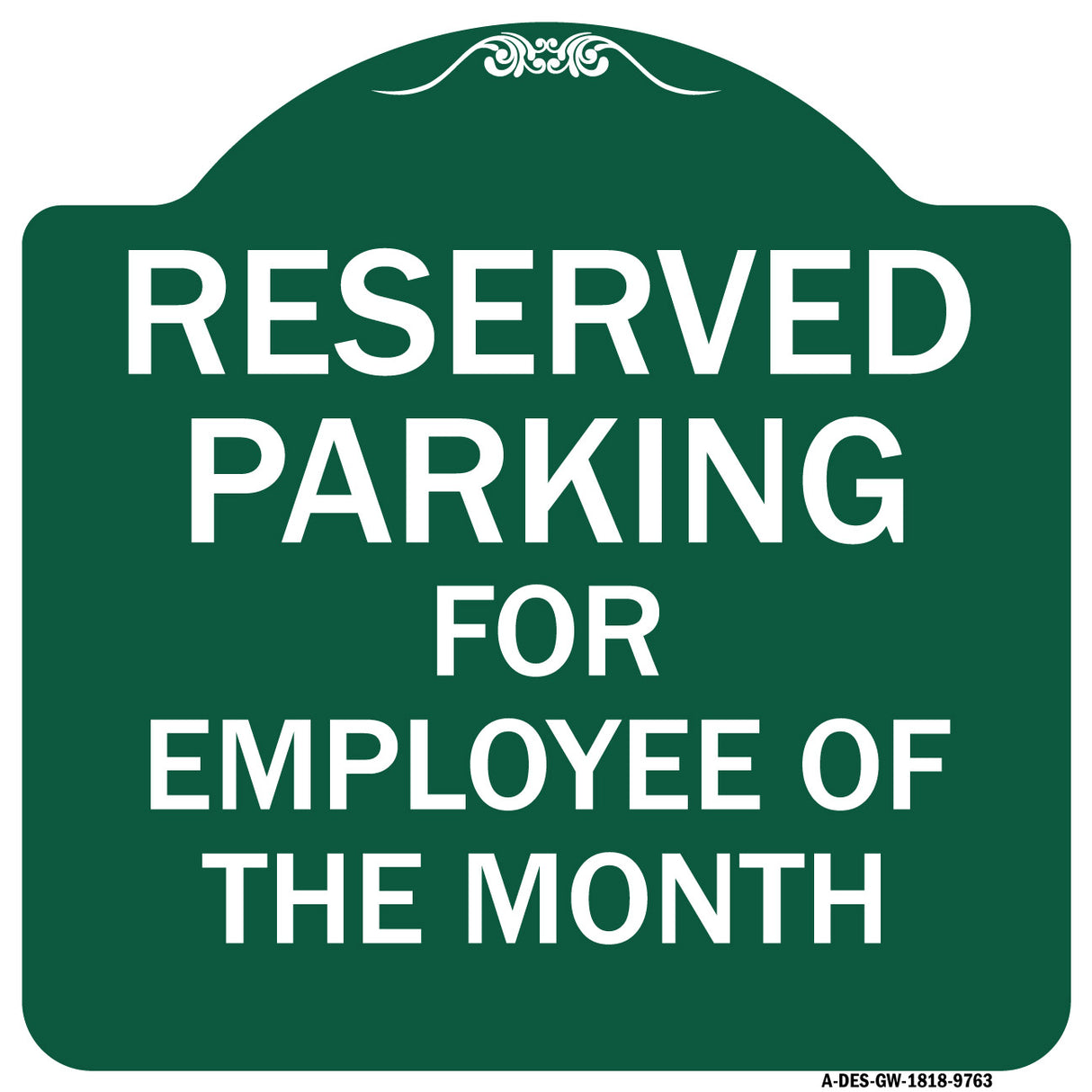 Reserved Parking For Employee Of The Month