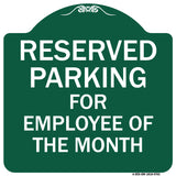 Reserved Parking For Employee Of The Month