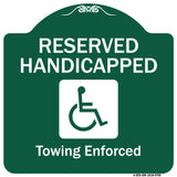 Reserved Handicapped Towing Enforced