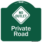 Private Road With No Outlet Symbol