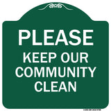 Please Keep Our Community Clean