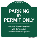 Parking By Permit Only Vehicles Without Permits Towed At Vehicle Owner's Expense
