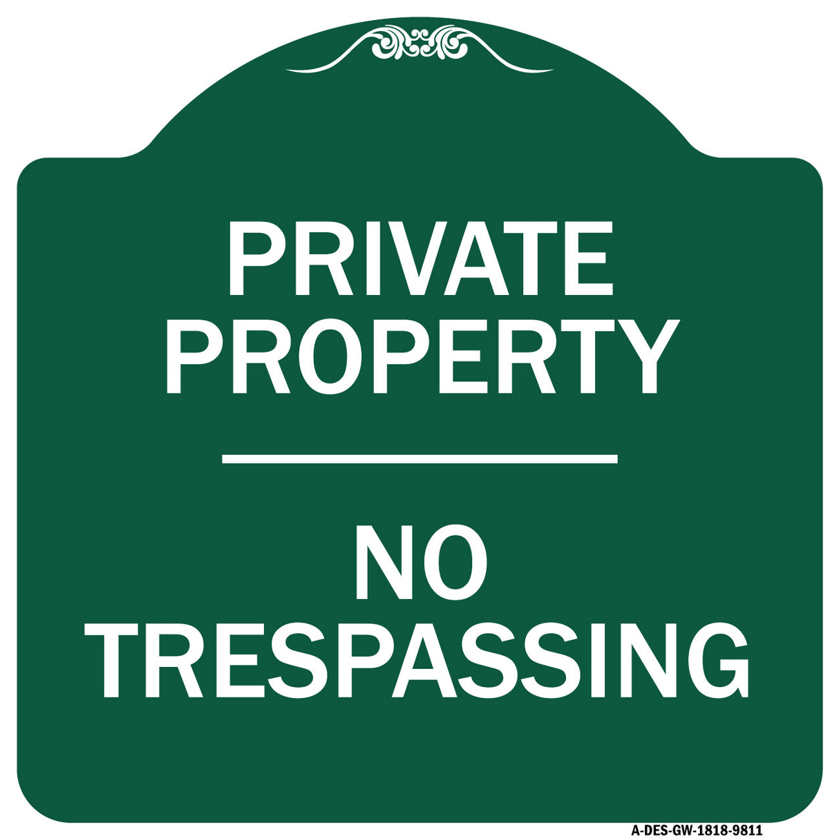 No Trespassing