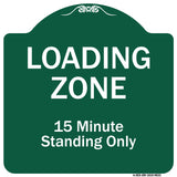Loading Zone 15 Minutes Standing Only