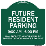 Future Resident Parking 9:00 To 6:00
