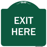 Exit Here