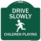 Drive Slowly Children Playing