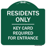 Residence-only-key Card