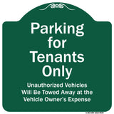 Parking For Tenants Only Unauthorized Vehicles Towed Away