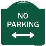 No Parking With Bidirectional Arrow