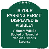 Is Your Parking Permit Displayed & Visible