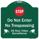 Do Not Enter, 24 Hour Video Surveillance