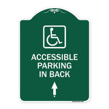 With NY - Approved Isa Symbol Accessible Parking on Up Arrow (With Graphic)