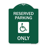 With NY Compliance Reserved Parking Only (With Access Icon)