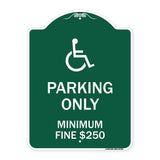 With Modified Isa Icon Parking Only Minimum Fine $250