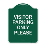 Visitor Parking Sign Visitor Parking Only Please