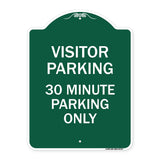 Visitor Parking Sign Visitor Parking 30 Minute Parking Only