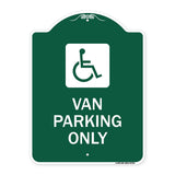 Van Parking Only (With Handicap Symbol)