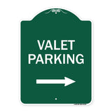 Valet Parking with Right Arrow